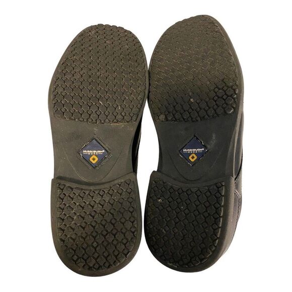 Nunn Bush Mens Sanford Work Shoes Black Slip-On Bicycle Toe Memory Foam 9.5 M - Picture 6 of 7